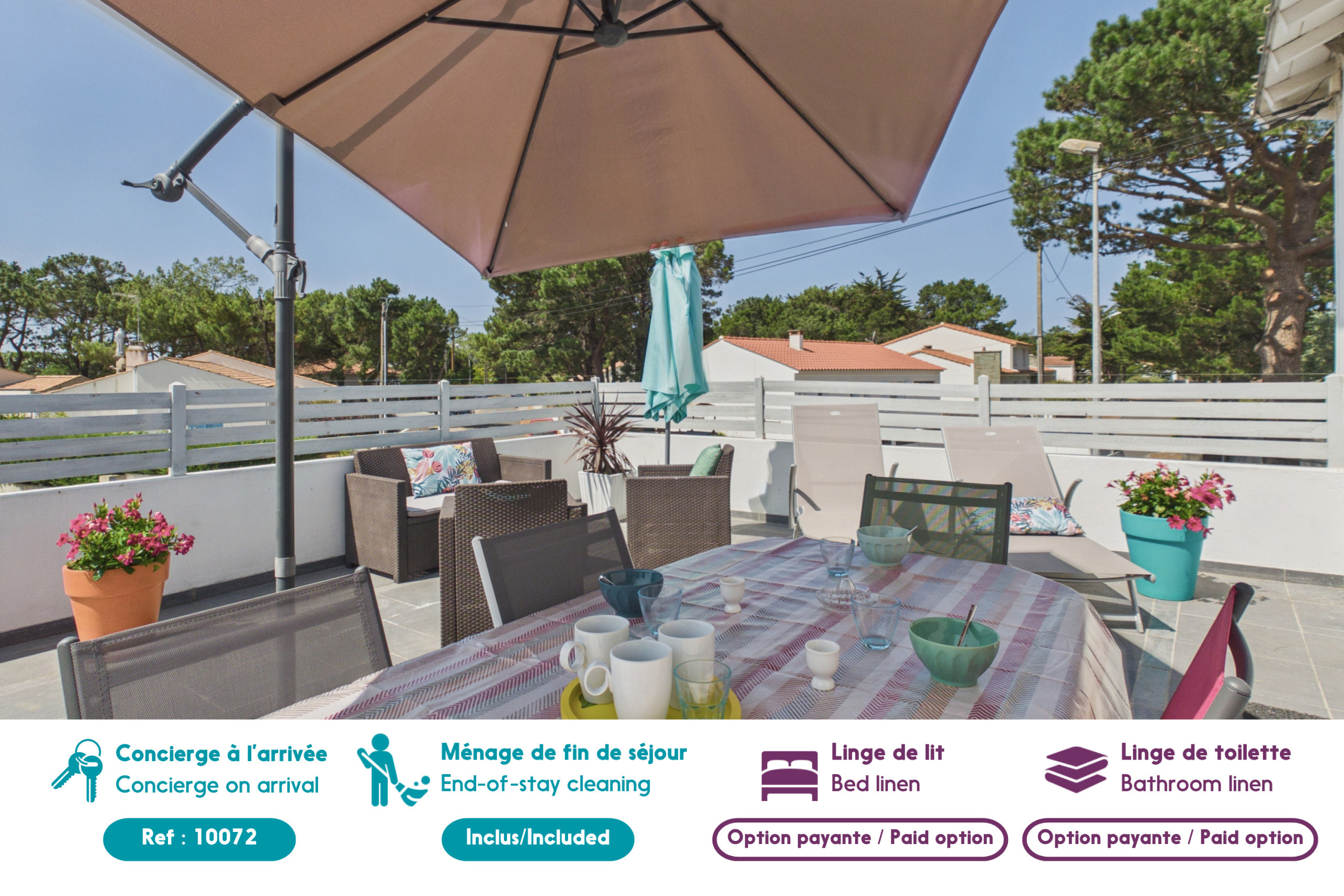  in Bretignolles-sur-Mer - Haus für 6 - Garten und Terrasse - 300m Strand