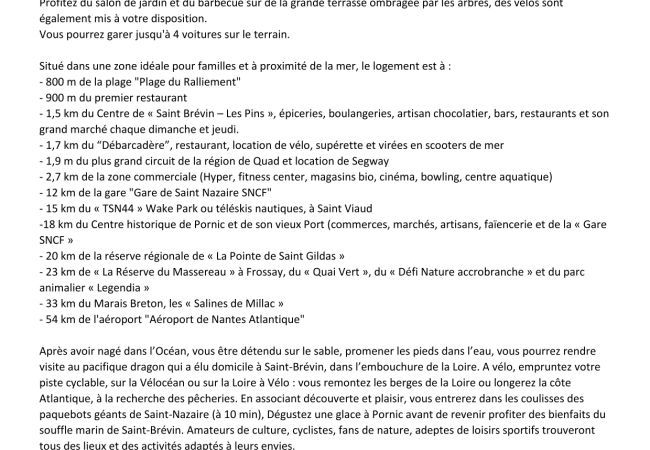 Ferienhaus in Saint-Brevin-les-Pins - Haus für 11 Personen. am Meer und in der Nähe der Stadt Ferienhaus in Saint-Brevin-les-Pins - Haus für 11 Personen. am Meer und in der Nähe der Stadt