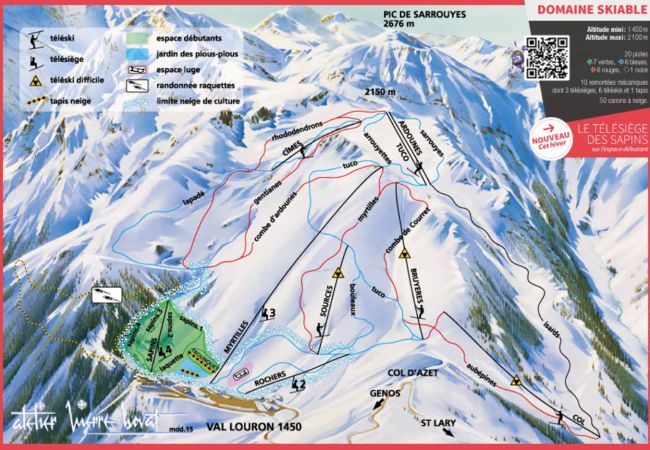 Ferienwohnung in Adervielle-Pouchergues - Belle Sayette - 200 m von den Pisten entfernt  Ferienwohnung in Adervielle-Pouchergues - Belle Sayette - 200 m von den Pisten entfernt