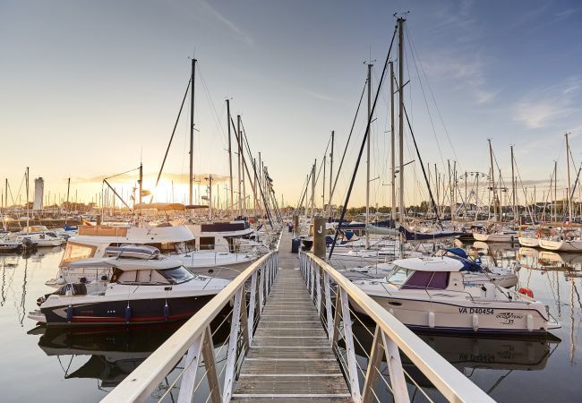 Ferienwohnung in Arzon - 600m Strand - Blick auf den Hafen von Crouesty Ferienwohnung in Arzon - 600m Strand - Blick auf den Hafen von Crouesty