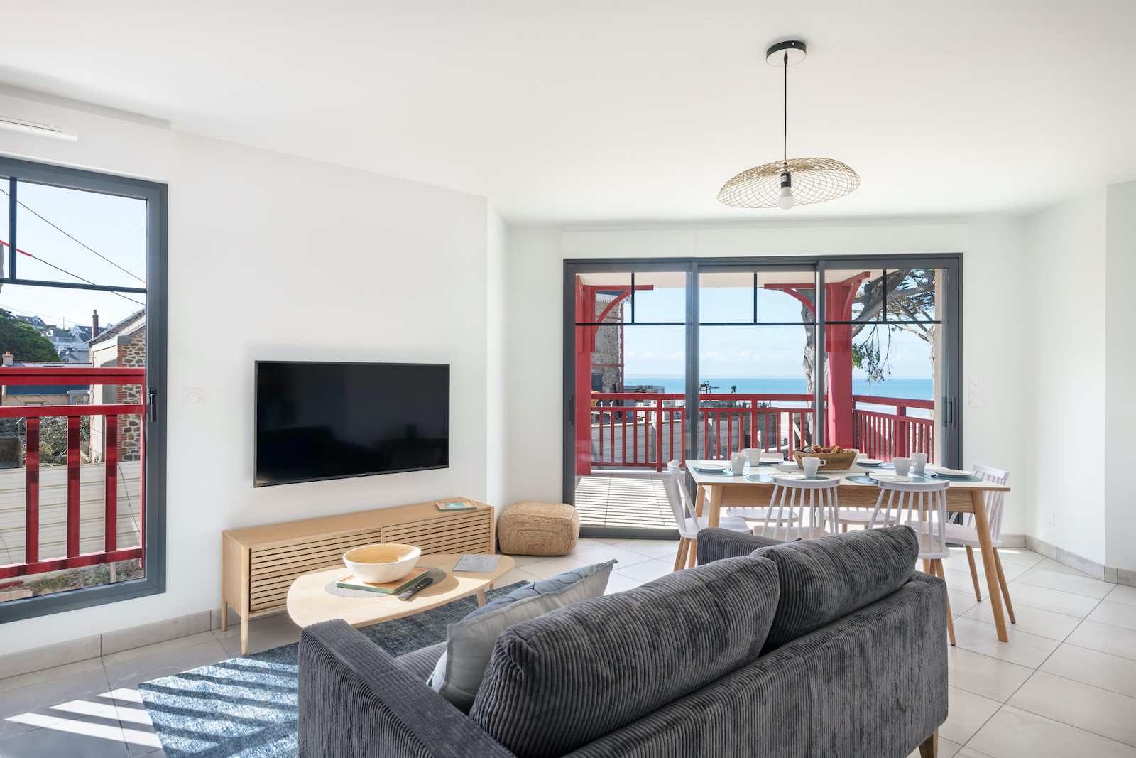  in Pléneuf-Val-André - Schöne Wohnung mit Meerblick für 8