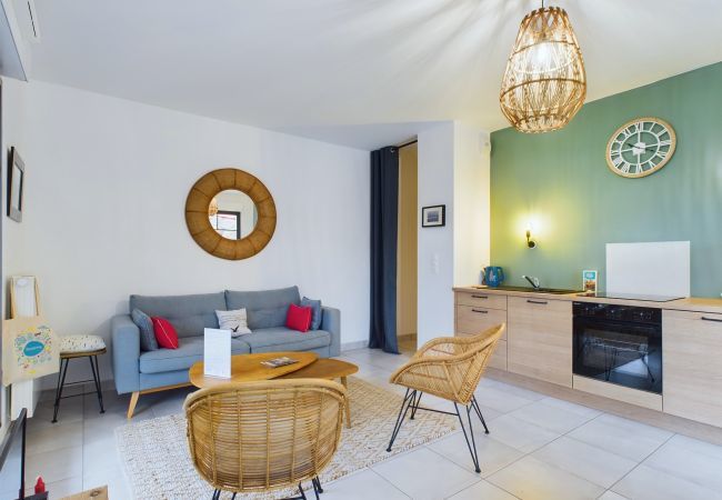 Ferienwohnung in Pléneuf-Val-André - 50 m vom Strand - 3 Erwachsene / 3 Kinder Ferienwohnung in Pléneuf-Val-André - 50 m vom Strand - 3 Erwachsene / 3 Kinder
