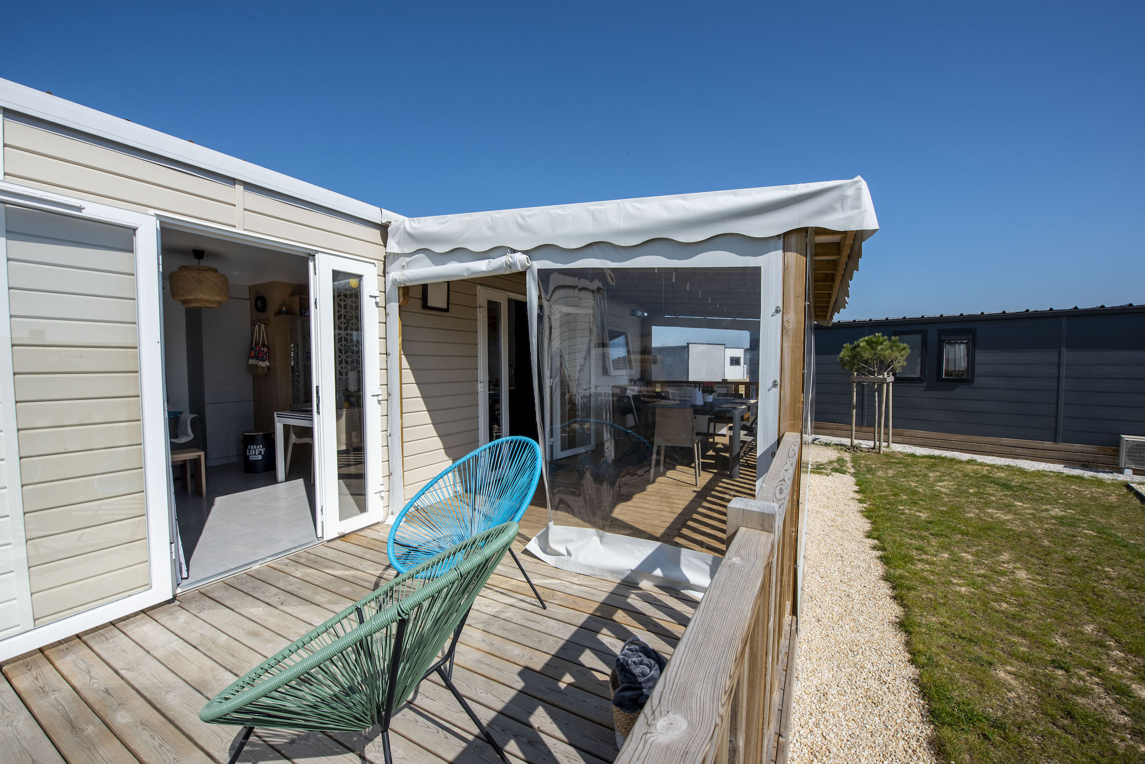 freistehendes Haus in Bretignolles-sur-Mer - Chalet für 4 in einem Wohnheim mit Pool