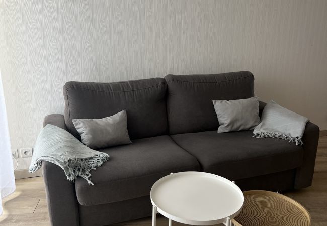 Ferienwohnung in Saint-Gilles-Croix-de-Vie - Strandfront und Blick auf den Ozean- Ferien für 4 Ferienwohnung in Saint-Gilles-Croix-de-Vie - Strandfront und Blick auf den Ozean- Ferien für 4