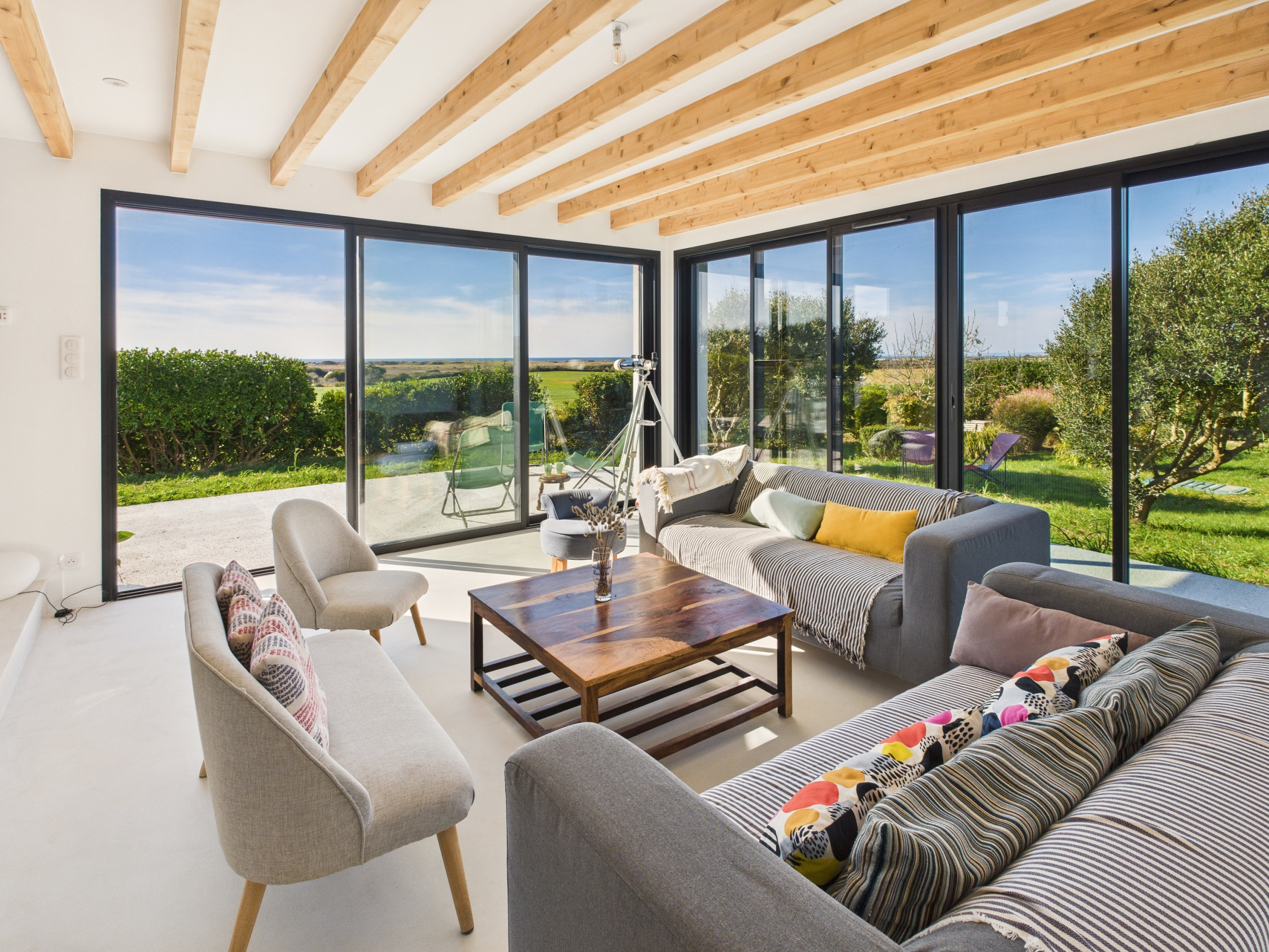  in Tréguennec - Altes Haus- 10 personen- Meerblick