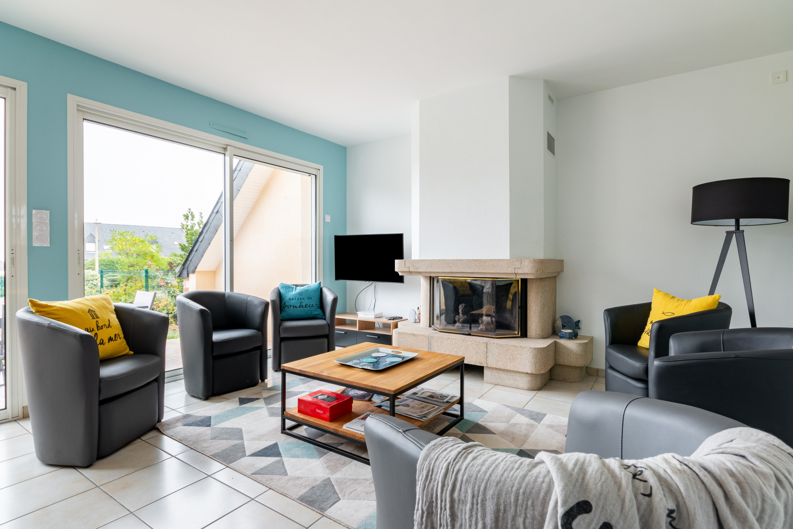  in Arzon - Buntes Haus mit Whirlpool - 300m zum Strand
