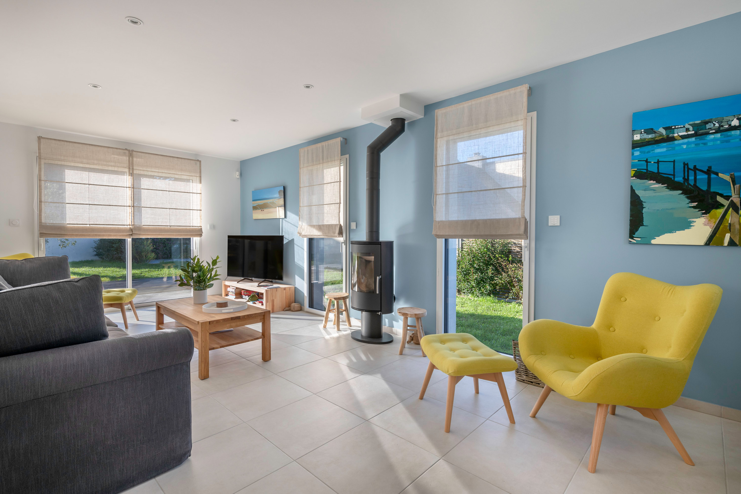  in Arzon - Haus für 8, große Terrasse - Strand 300 m