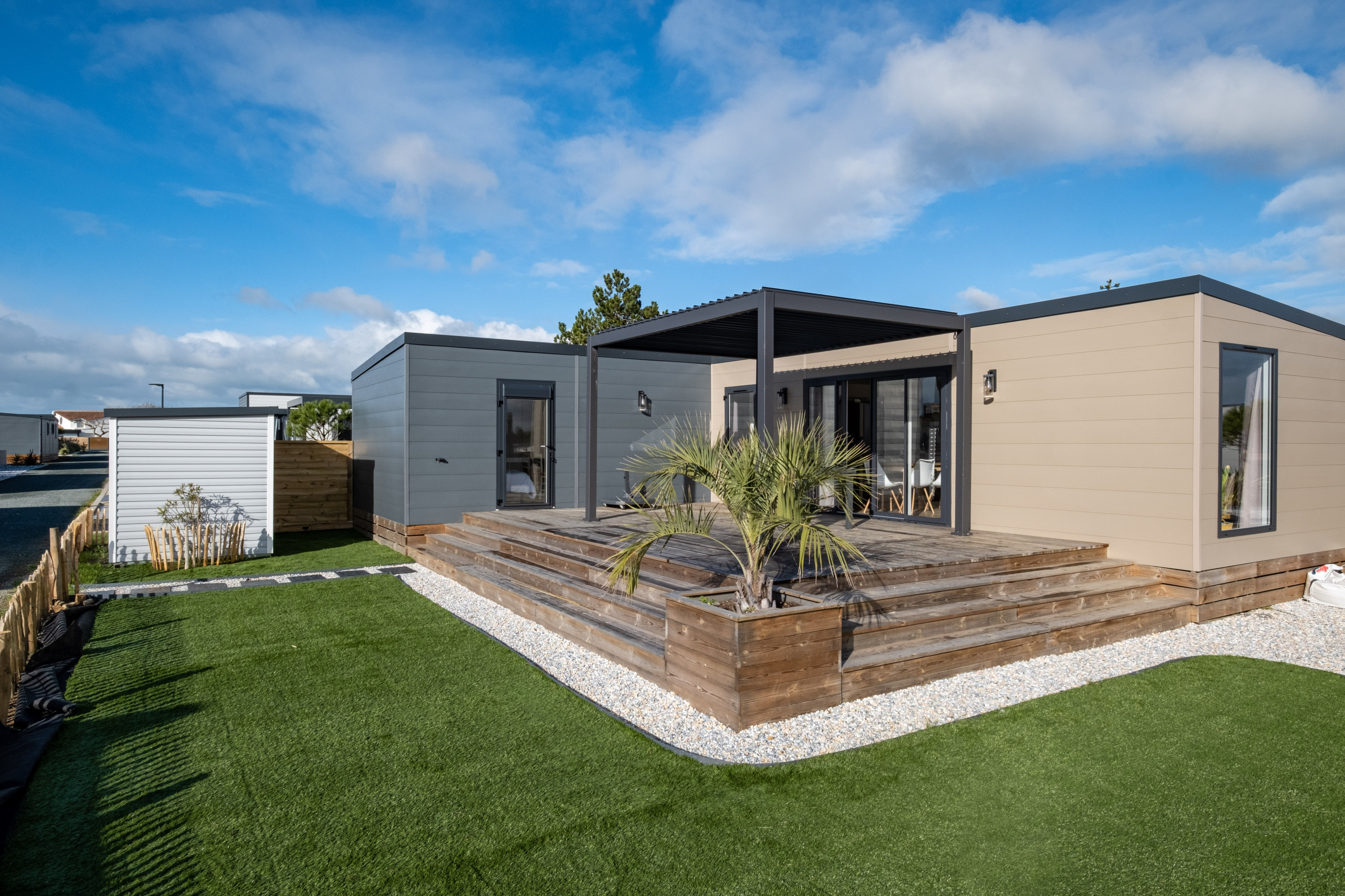 freistehendes Haus in Bretignolles-sur-Mer - Chalet mit Klima – Pool – 4 Erw. – 2 Kinder