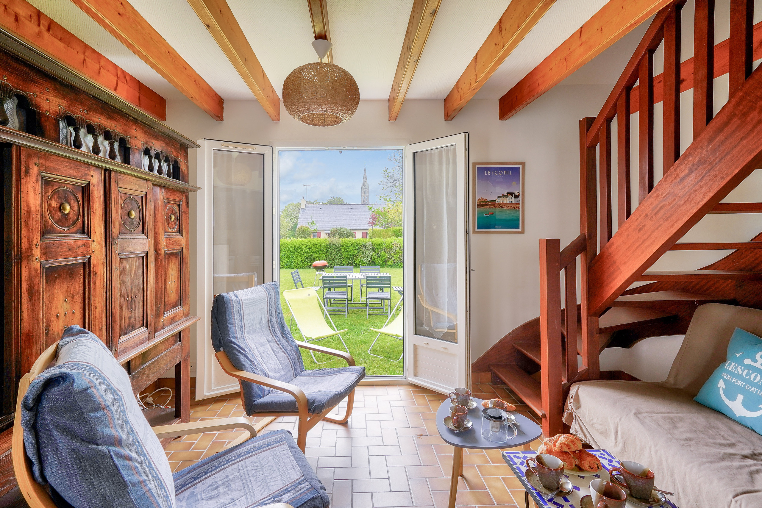  in Plobannalec-Lesconil - Plobannalec-Lesconil- Haus für 6 mit garten