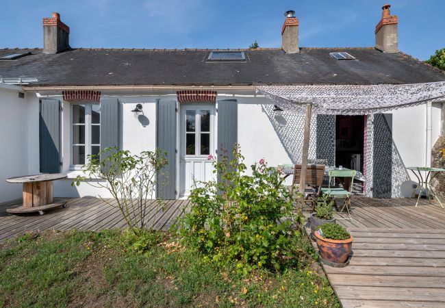 Ferienhaus in Pornic - Renoviertes Bauernhaus 500 m vom Zentrum von Pornic für 4 Personen