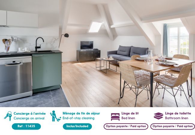 Ferienwohnung in Dinard - 1km Strand Le Prieuré - Dinard- Kokon für 2 Ferienwohnung in Dinard - 1km Strand Le Prieuré - Dinard- Kokon für 2