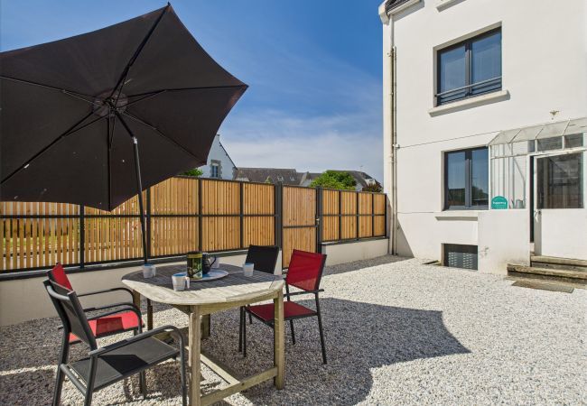 Ferienwohnung in Fouesnant - 400 m Strand Cale de Beg Meil, Kokon für 2 Personen