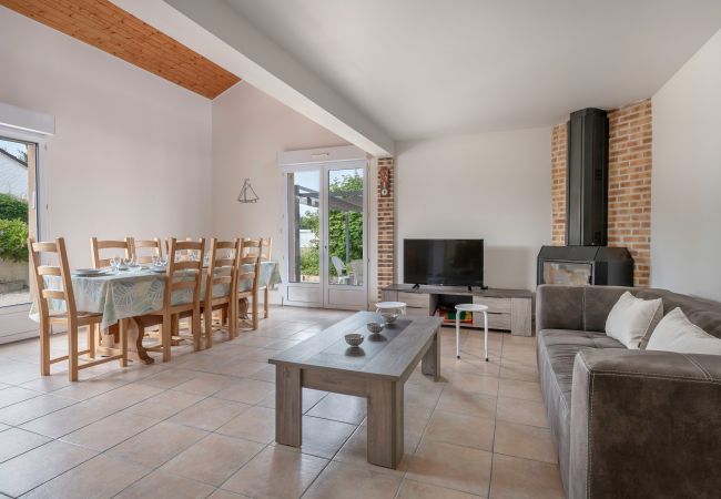 Ferienhaus in La Plaine-sur-Mer - Ruhiges 10p-Haus 200m Meer