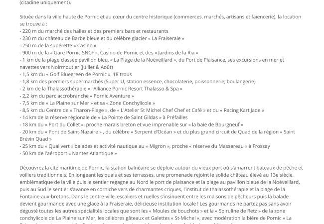 Doppelhaushälfte in Pornic -  Reihenhaus für 7 Personen in der Oberstadt 