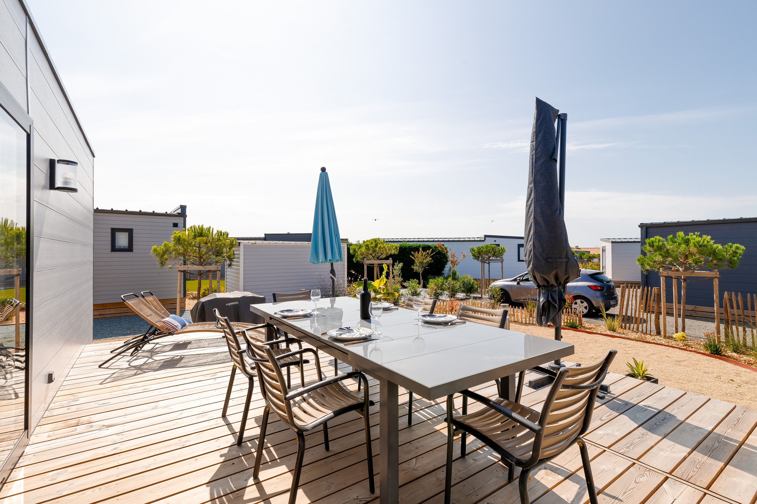 freistehendes Haus in Bretignolles-sur-Mer - Chalet für 6 in einer Wohnanlage mit Pool