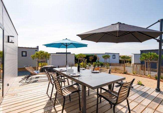 Chalet in Bretignolles-sur-Mer - Chalet für 6 in einer Wohnanlage mit Pool