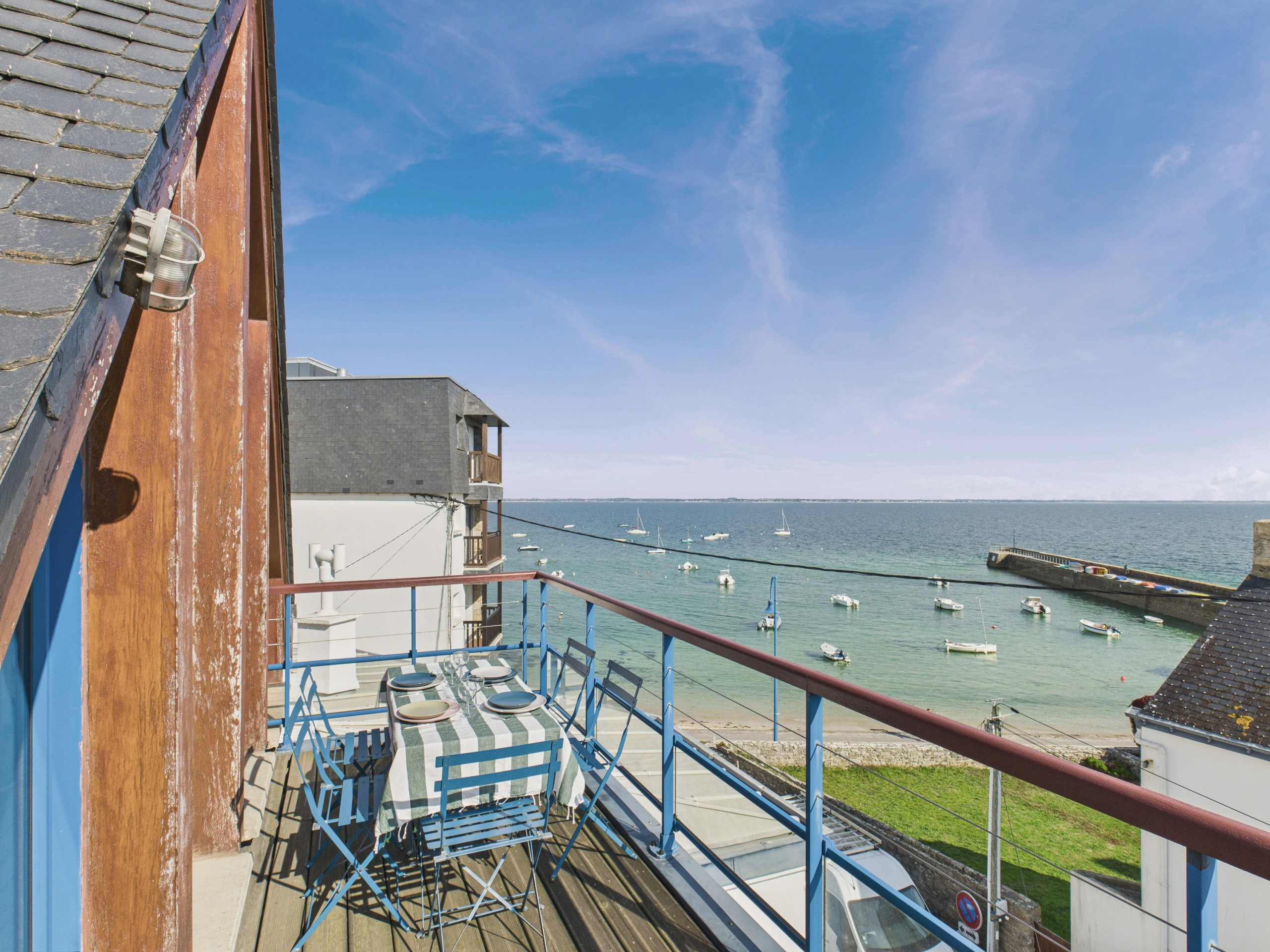  in Saint-Pierre-Quiberon - Meerblick - Haus f&amp;amp;amp;amp;amp;amp;uuml;r 7 mit Balkon