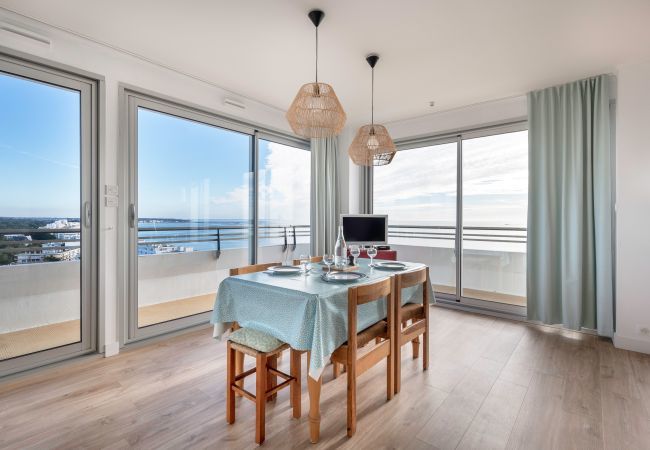 Ferienwohnung in La Baule-Escoublac - Super Balkon - Blick auf die Bucht von La Baule  Ferienwohnung in La Baule-Escoublac - Super Balkon - Blick auf die Bucht von La Baule