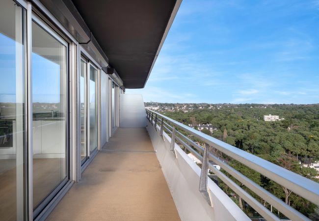 Ferienwohnung in La Baule-Escoublac - Super Balkon - Blick auf die Bucht von La Baule  Ferienwohnung in La Baule-Escoublac - Super Balkon - Blick auf die Bucht von La Baule