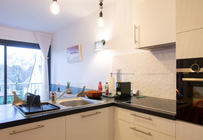 Ferienwohnung in Fouesnant -  350 m vom Strand Cale de Beg Meil entfernt, Apartment für 2 Personen Ferienwohnung in Fouesnant -  350 m vom Strand Cale de Beg Meil entfernt, Apartment für 2 Personen