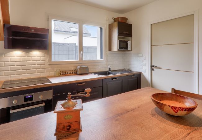 Ferienhaus in Saint-Pierre-Quiberon - 600m vom Strand entfernt, Haus für 8 mit Garten Ferienhaus in Saint-Pierre-Quiberon - 600m vom Strand entfernt, Haus für 8 mit Garten