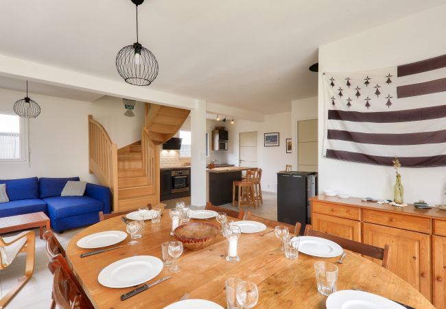 Ferienhaus in Saint-Pierre-Quiberon - 600m vom Strand entfernt, Haus für 8 mit Garten Ferienhaus in Saint-Pierre-Quiberon - 600m vom Strand entfernt, Haus für 8 mit Garten
