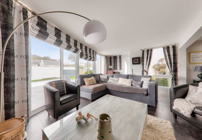 Ferienhaus in Saint-Pierre-Quiberon - Haus für 8- Schwimmbad- 550m von Strand Ferienhaus in Saint-Pierre-Quiberon - Haus für 8- Schwimmbad- 550m von Strand