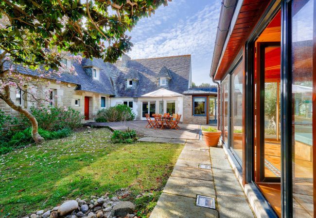 Ferienhaus in Penmarch - 700m vom Strand, Haus für 12- Sauna+Hammam