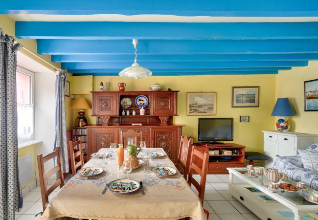 Ferienhaus in Ile Tudy - 250m vom Strand entfernt, Haus für 6, Île Tudy Ferienhaus in Ile Tudy - 250m vom Strand entfernt, Haus für 6, Île Tudy