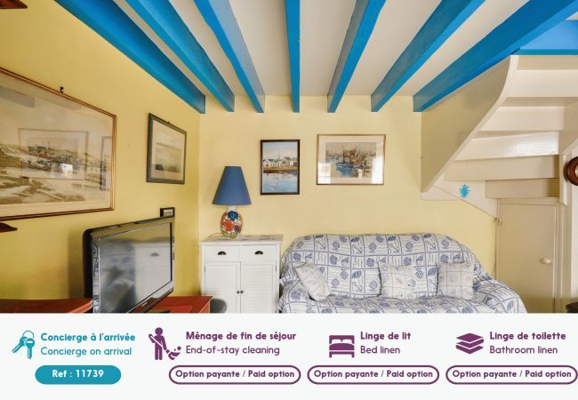 Ferienhaus in Ile Tudy - 250m vom Strand entfernt, Haus für 6, Île Tudy Ferienhaus in Ile Tudy - 250m vom Strand entfernt, Haus für 6, Île Tudy