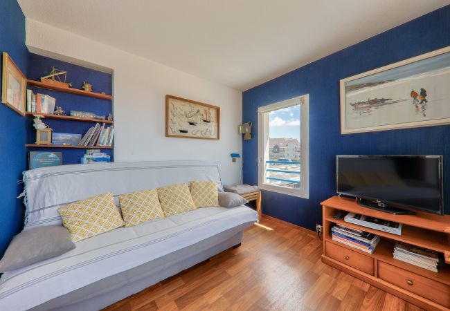 Ferienwohnung in Arzon - Blick auf den Hafen Crouesty, Wohnung für 5 Ferienwohnung in Arzon - Blick auf den Hafen Crouesty, Wohnung für 5