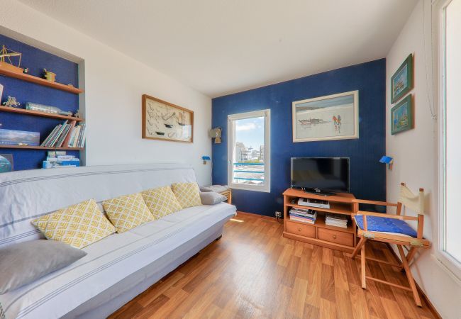 Ferienwohnung in Arzon - Blick auf den Hafen Crouesty, Wohnung für 5 Ferienwohnung in Arzon - Blick auf den Hafen Crouesty, Wohnung für 5