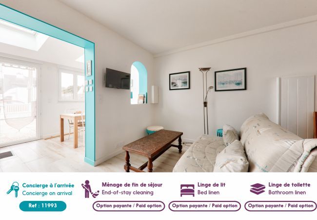 Ferienhaus in Saint-Pierre-Quiberon - 100m vom Meer entfernt, Haus für 4 Ferienhaus in Saint-Pierre-Quiberon - 100m vom Meer entfernt, Haus für 4