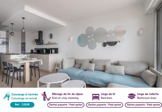 Ferienwohnung in La Baule-Escoublac -  Aufenthalt mit Meerblick für 4 bis 20 m vom Strand von La Baule entfernt Ferienwohnung in La Baule-Escoublac -  Aufenthalt mit Meerblick für 4 bis 20 m vom Strand von La Baule entfernt
