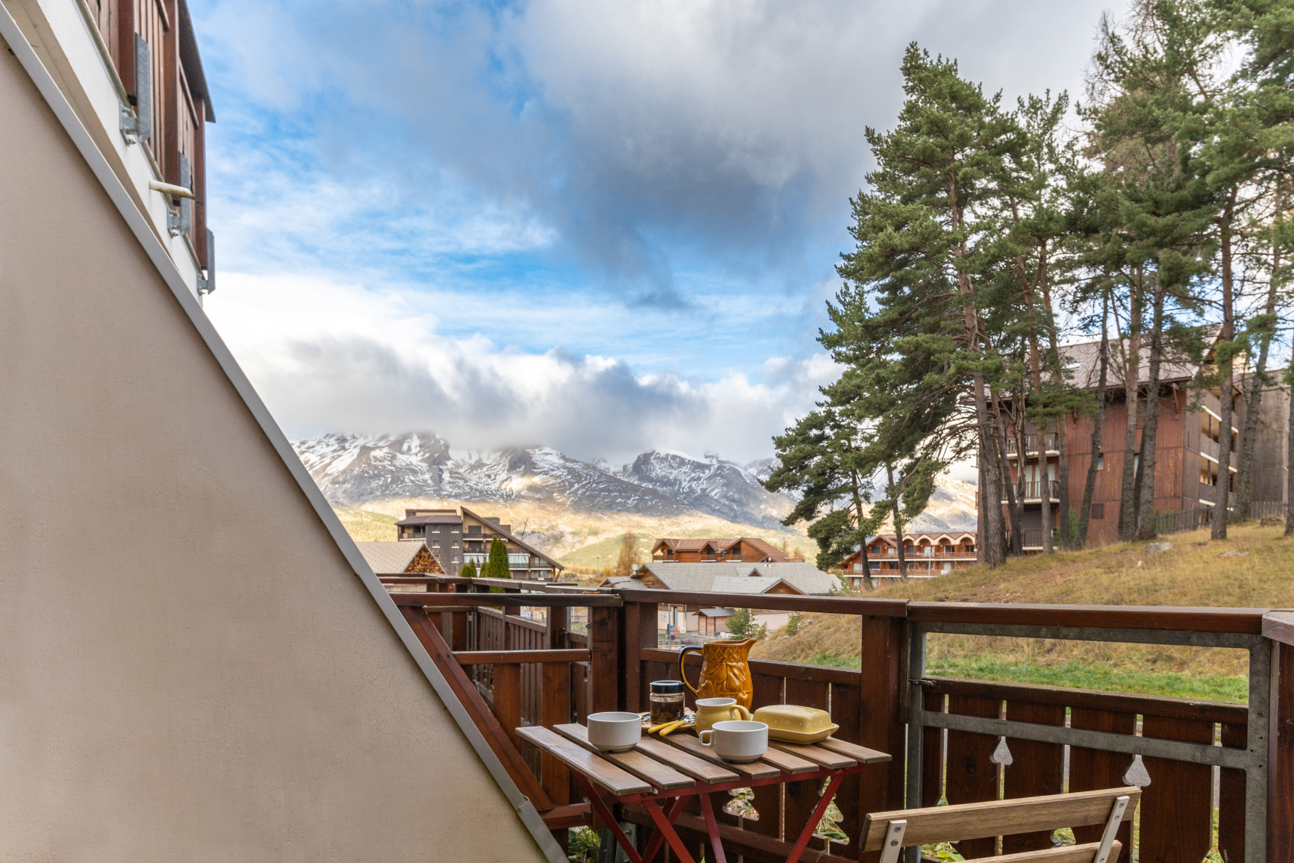  in Le Dévoluy - Le Dévoluy, Wohnung für 6 mit Balkon
