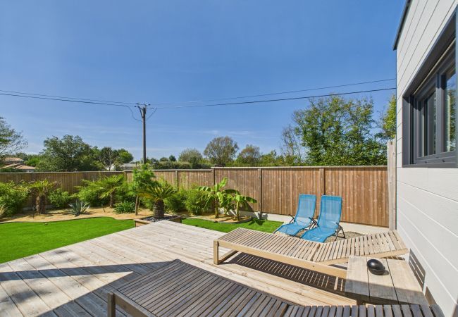 Chalet in Saint-Gilles-Croix-de-Vie - Chalet für 6- Beheizter Pool das ganze Jahr über Chalet in Saint-Gilles-Croix-de-Vie - Chalet für 6- Beheizter Pool das ganze Jahr über