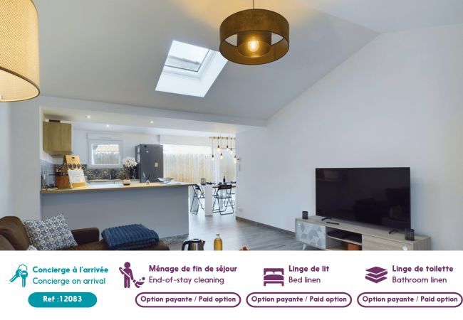 Ferienhaus in Les Sables-d´Olonne - Les Sables d'Olonne, Haus mit Garten für 6  Ferienhaus in Les Sables-d´Olonne - Les Sables d'Olonne, Haus mit Garten für 6