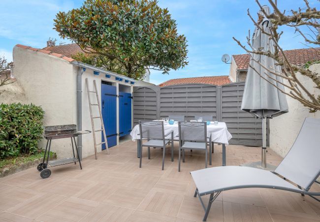 Doppelhaushälfte in La Bernerie-en-Retz - Strand 200m entfernt, ebenerdiges Haus, 4 Personen.