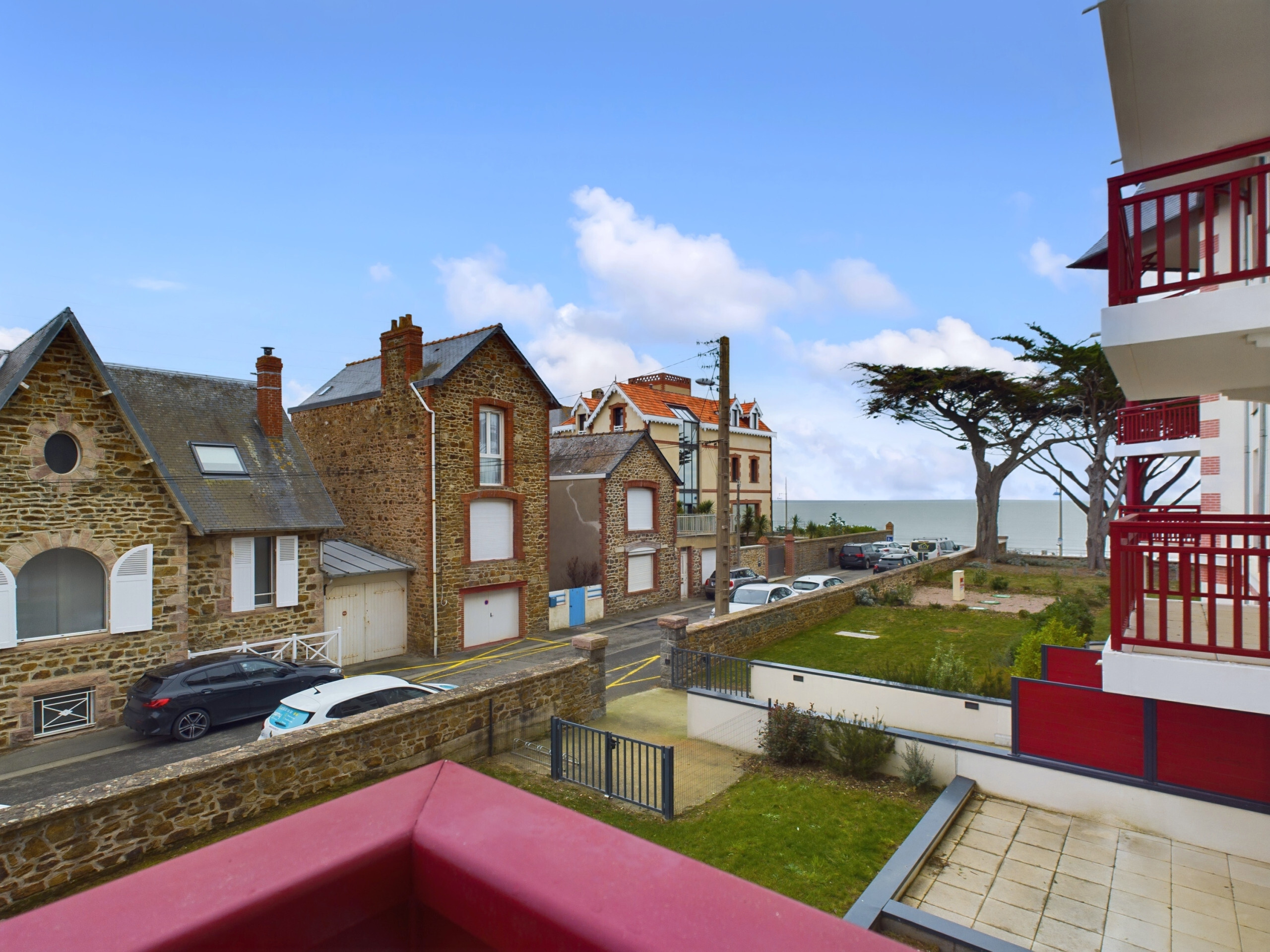  in Pléneuf-Val-André - 45m vom Strand - Meerblick - Wohnung für 4 Pers.