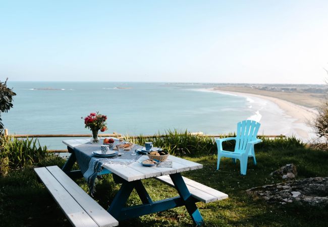 Ferienwohnung in Plouguerneau - Terrasse mit Meerblick für 2 in Plouguerneau