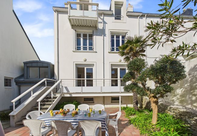 Ferienhaus in Ile Tudy - Meerblick für 4 Erwachsene und 4 Kinder - Île Tudy