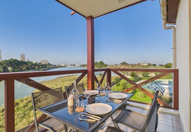 Ferienwohnung in Guérande - Apartment - Balkon mit Aussicht - beheizter Pool