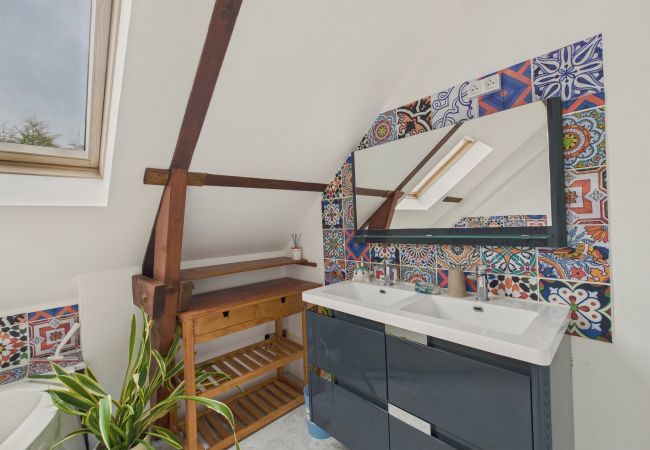 Ferienhaus in Fouesnant - Haus 8 Personen mit großem Garten - Beg Meil Ferienhaus in Fouesnant - Haus 8 Personen mit großem Garten - Beg Meil