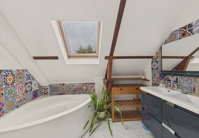 Ferienhaus in Fouesnant - Haus 8 Personen mit großem Garten - Beg Meil Ferienhaus in Fouesnant - Haus 8 Personen mit großem Garten - Beg Meil