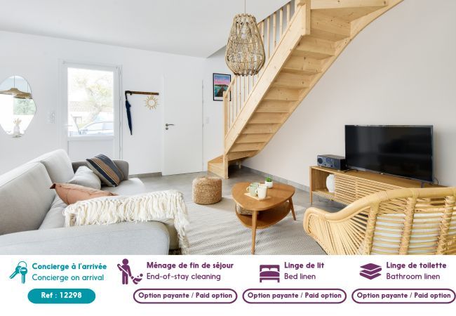 Ferienhaus in La Guérinière - Haus für 8 - 400 m vom Strand entfernt - Terrasse Ferienhaus in La Guérinière - Haus für 8 - 400 m vom Strand entfernt - Terrasse