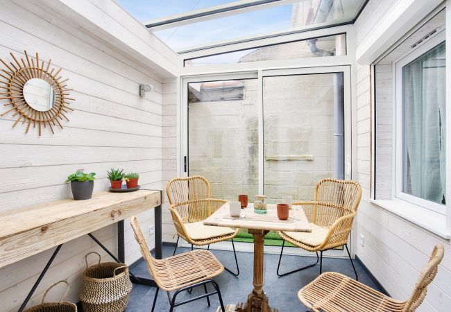 Ferienhaus in Dinard - Ty Glaz - Garten - Veranda - 800m vom Strand entfernt Ferienhaus in Dinard - Ty Glaz - Garten - Veranda - 800m vom Strand entfernt