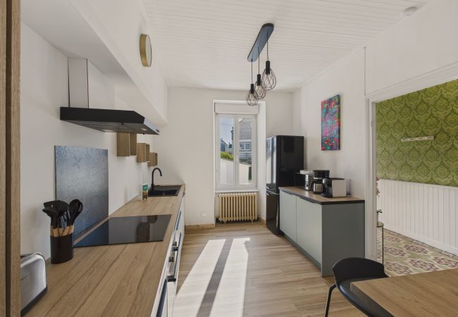 Ferienhaus in Treffiagat - Haus für 6, 200 m vom Hafen und vom Strand Ferienhaus in Treffiagat - Haus für 6, 200 m vom Hafen und vom Strand