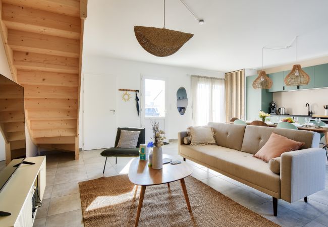 Ferienhaus in La Guérinière - Haus für 8 - 350 m vom Strand entfernt - Terrasse Ferienhaus in La Guérinière - Haus für 8 - 350 m vom Strand entfernt - Terrasse