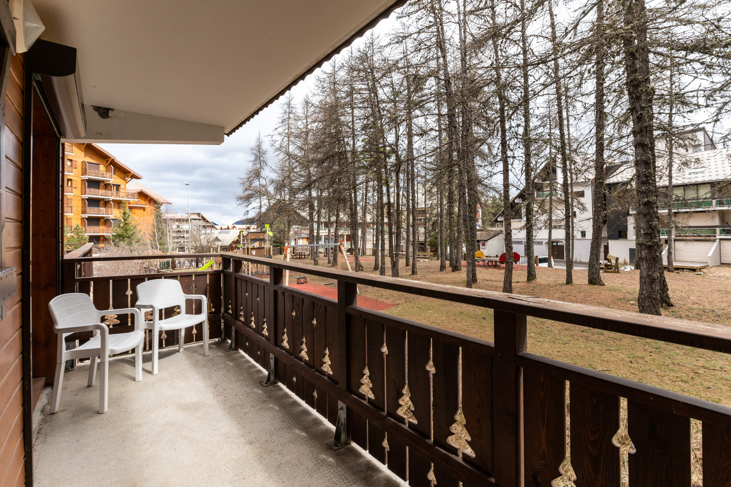  in Le Dévoluy - La Joue du Loup, Apartment für 4 Personen, Balkon
