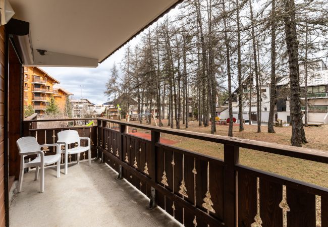 Ferienwohnung in Le Dévoluy - La Joue du Loup, Apartment für 4 Personen, Balkon